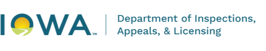 Iowa Department of Inspections, Appeals, & Licensing logo